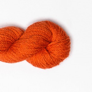 Wool Yarn, 100%, carrot orange