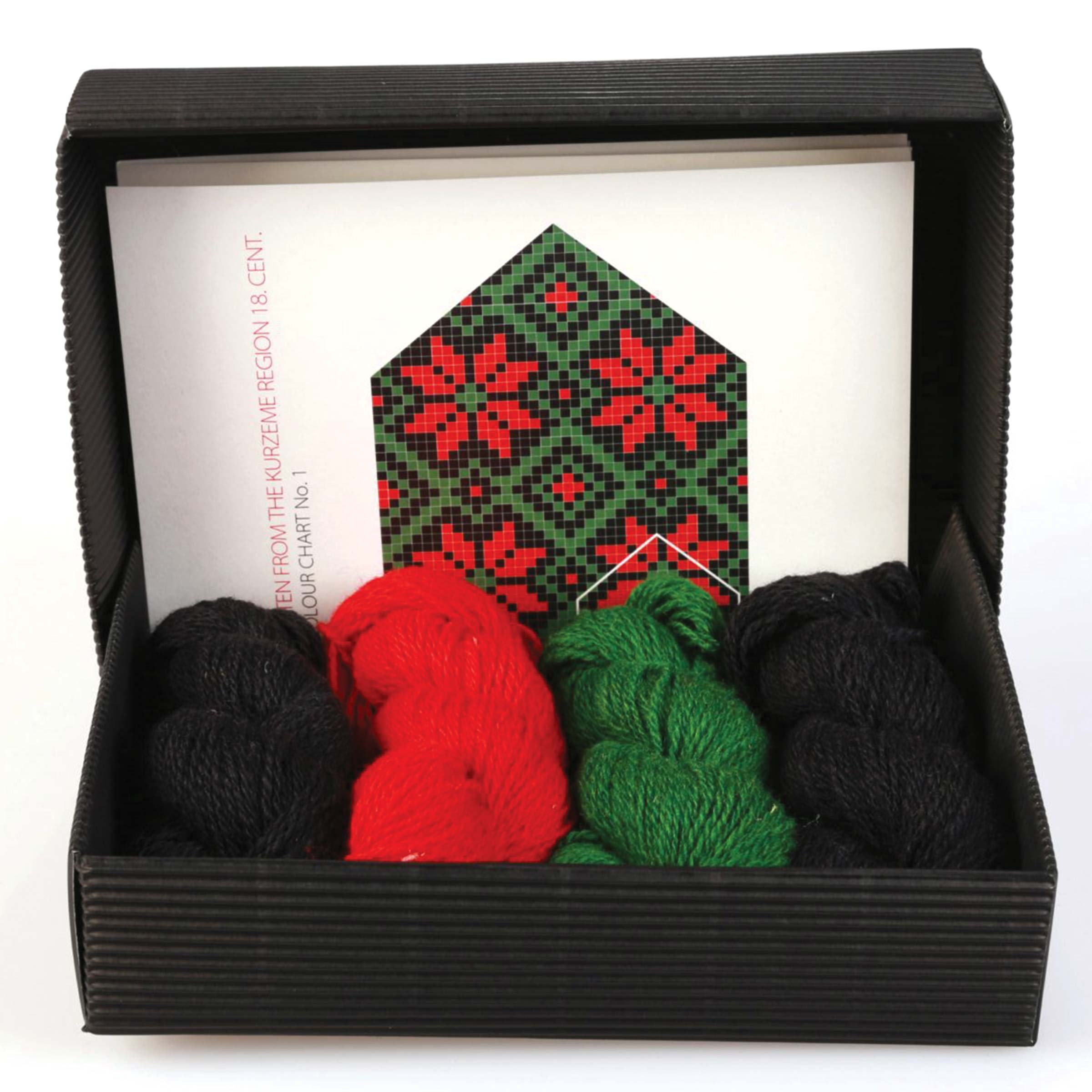 Latvian Mittens Knitting Kit 